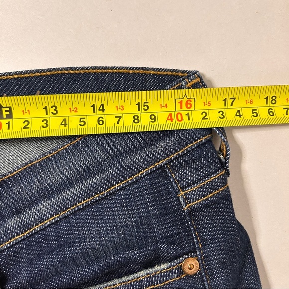 7 Seven for all man kind Women’s 29x29 Blue Denim Jeans Straight leg Medium Wash - Picture 6 of 10